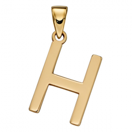 Gold Letter 'H' Pendant (GP 2206)